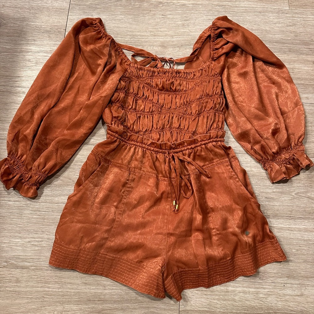 NWT Free People Silk Romper